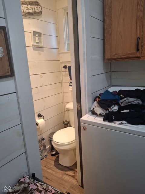 Bathroom at 102 N Warren Street, West Lebanon, IN