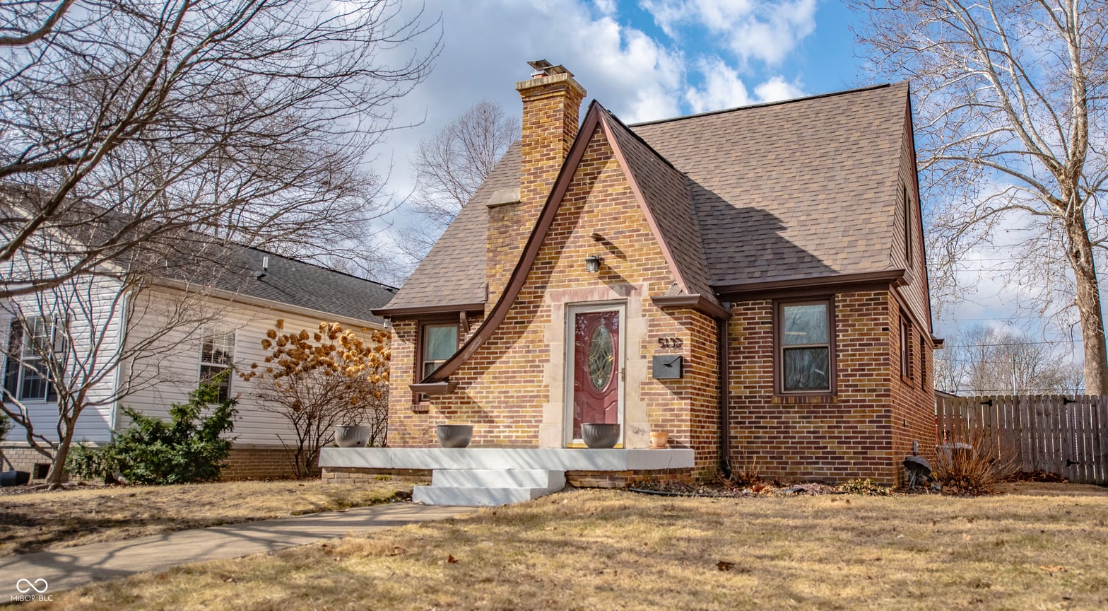 Front exterior at 5132 Winthrop Avenue, Indianapolis, IN