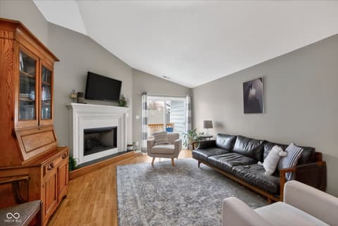 Living room at 4501 N Wheeling Avenue, Muncie, IN