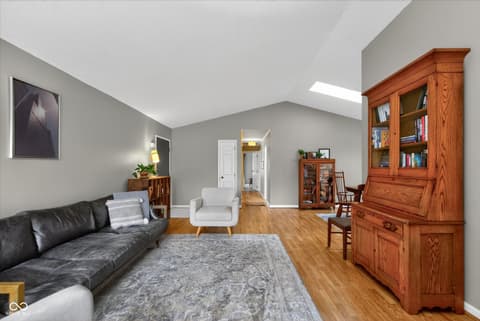 Living room at 4501 N Wheeling Avenue, Muncie, IN