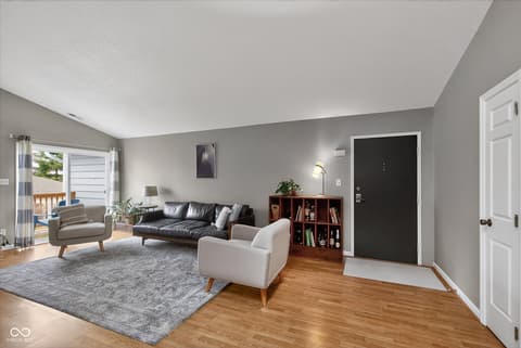 Living room at 4501 N Wheeling Avenue, Muncie, IN