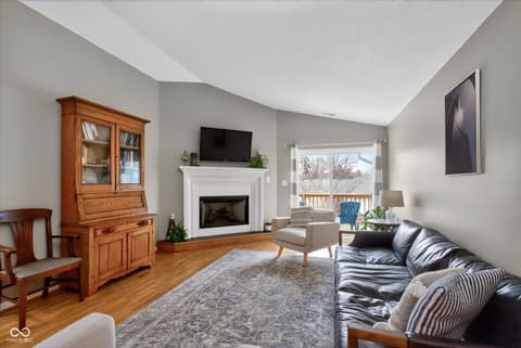 Living room at 4501 N Wheeling Avenue, Muncie, IN