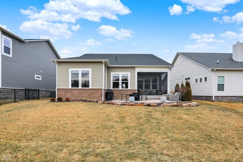 Backyard at 15734 Scher Drive, Westfield, IN