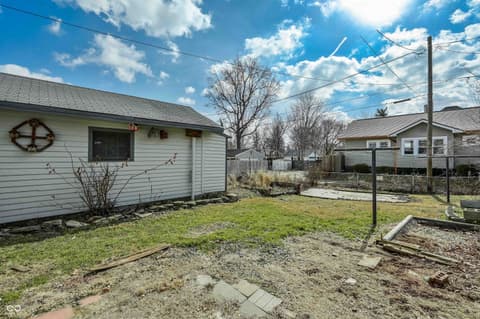 Yard at 6039 E Lowell Avenue, Indianapolis, IN