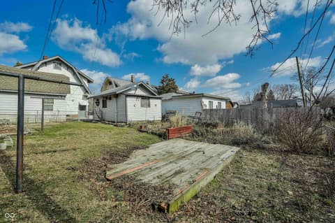 Backyard at 6039 E Lowell Avenue, Indianapolis, IN