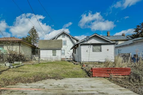 Backyard at 6039 E Lowell Avenue, Indianapolis, IN