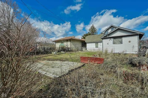 Backyard at 6039 E Lowell Avenue, Indianapolis, IN