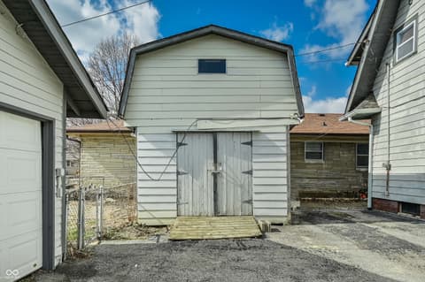 Backyard at 6039 E Lowell Avenue, Indianapolis, IN