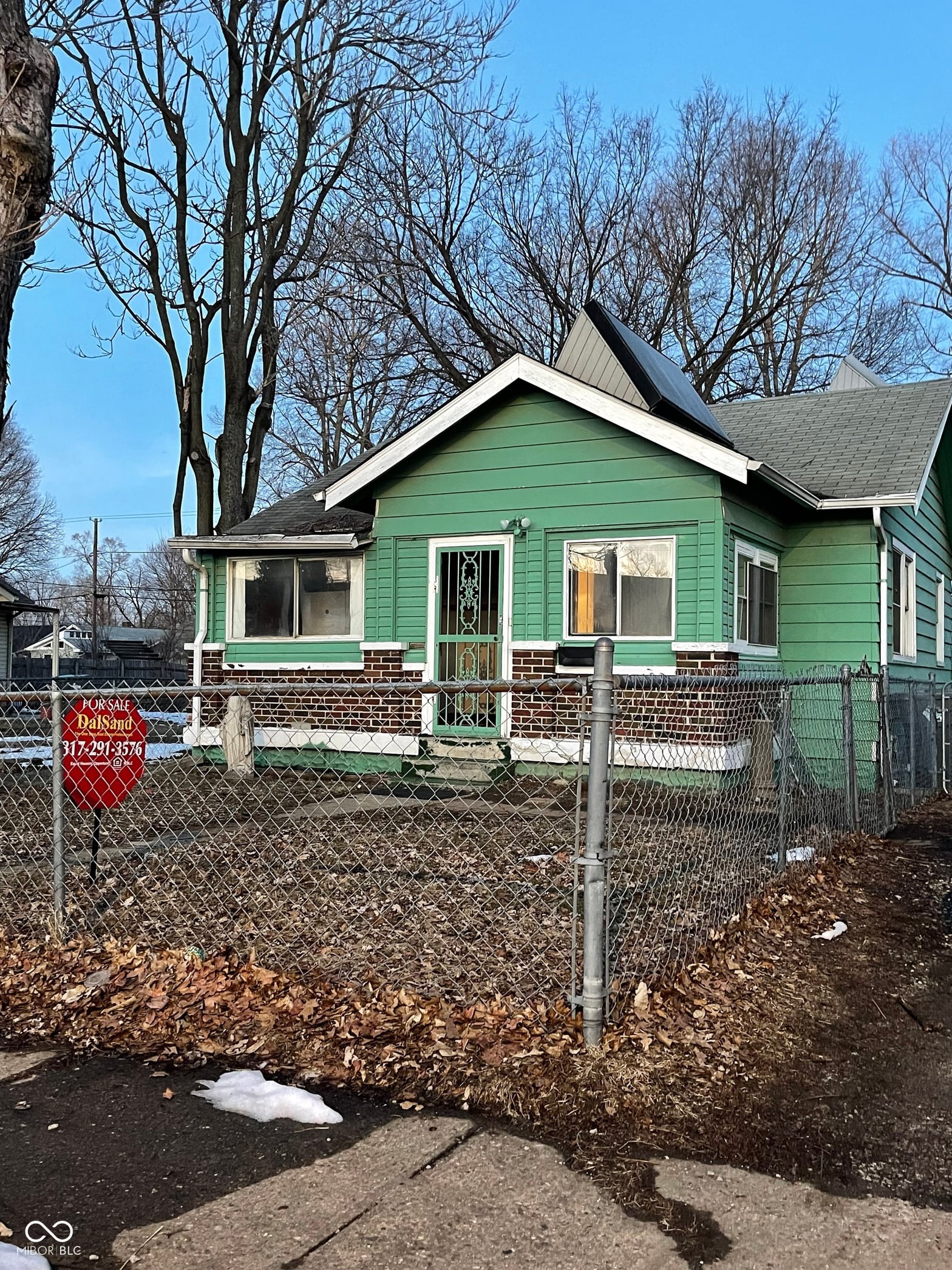 Front exterior at 4625 Evanston Avenue, Indianapolis, IN