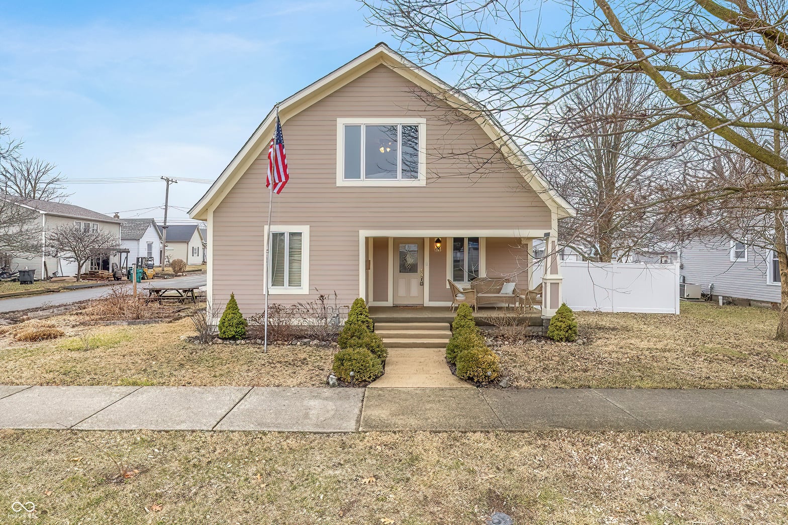 Front exterior at 614 W Chicago Street, Lebanon, IN