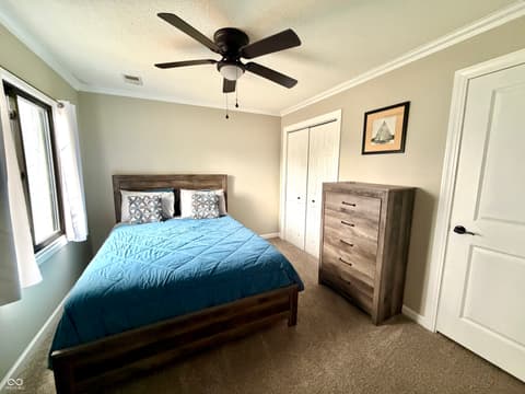 Bedroom at 9021 S Pointe Ridge Lane S, Bloomington, IN