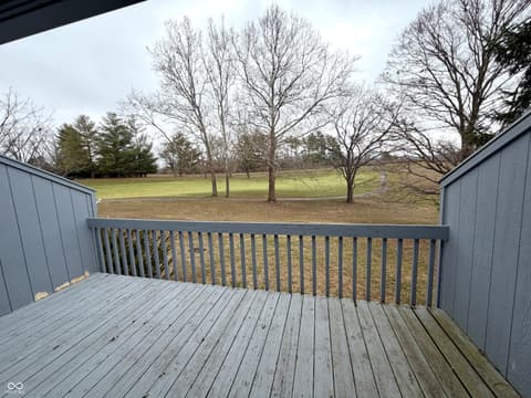 Outdoor living area at 9021 S Pointe Ridge Lane S, Bloomington, IN