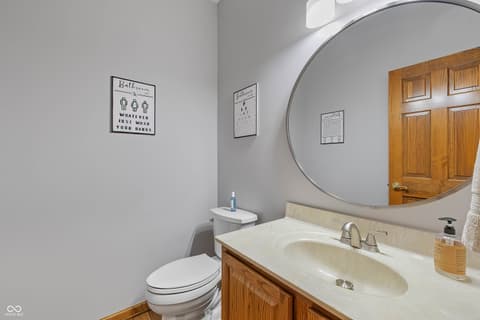 Bathroom at 7635 Old Hickory Court, Indianapolis, IN