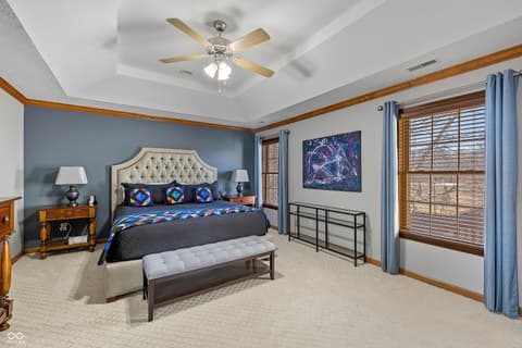 Bedroom at 7635 Old Hickory Court, Indianapolis, IN