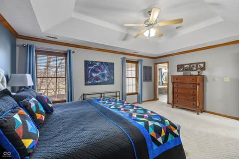 Bedroom at 7635 Old Hickory Court, Indianapolis, IN
