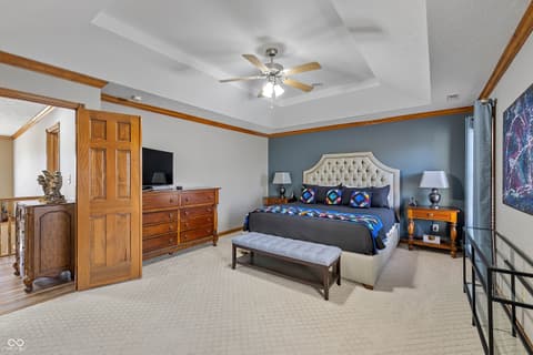 Bedroom at 7635 Old Hickory Court, Indianapolis, IN