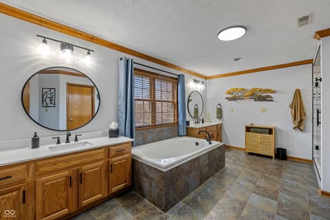 Bathroom at 7635 Old Hickory Court, Indianapolis, IN