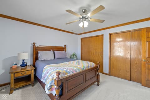 Bedroom at 7635 Old Hickory Court, Indianapolis, IN