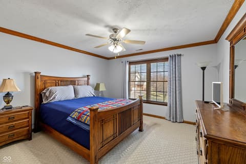 Bedroom at 7635 Old Hickory Court, Indianapolis, IN