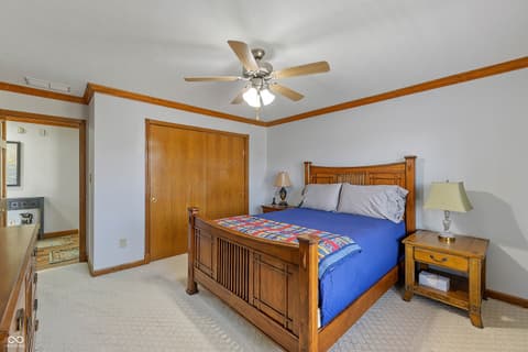 Bedroom at 7635 Old Hickory Court, Indianapolis, IN