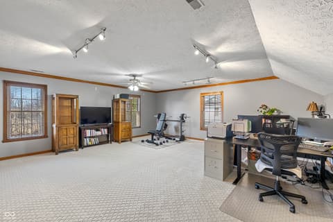 Home office at 7635 Old Hickory Court, Indianapolis, IN