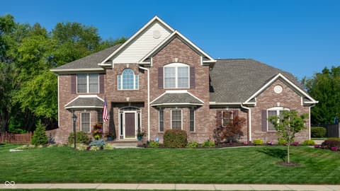 Front exterior at 7635 Old Hickory Court, Indianapolis, IN
