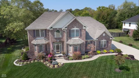 Front exterior at 7635 Old Hickory Court, Indianapolis, IN