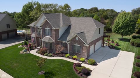Front exterior at 7635 Old Hickory Court, Indianapolis, IN