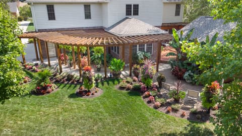 Backyard at 7635 Old Hickory Court, Indianapolis, IN