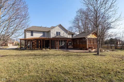 Backyard at 7635 Old Hickory Court, Indianapolis, IN