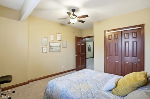 Bedroom at 6230 Sampson Court, Indianapolis, IN