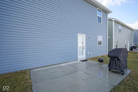 Backyard at 874 Black Rock Circle, Lebanon, IN