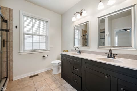 Bathroom at 5026 W Stonehaven Lane, New Palestine, IN
