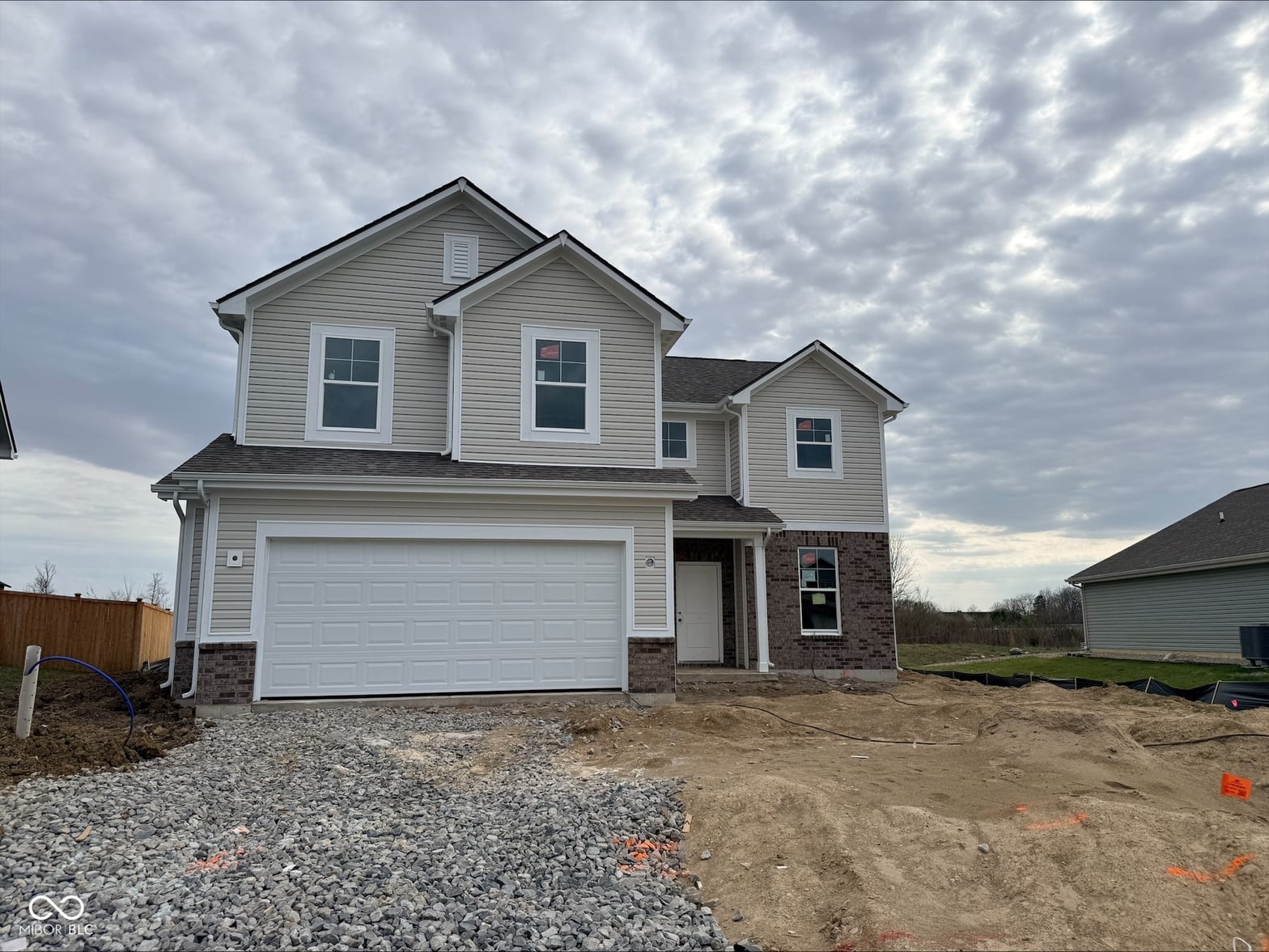 Front exterior at 6681 W Sailboat Drive, Greenfield, IN