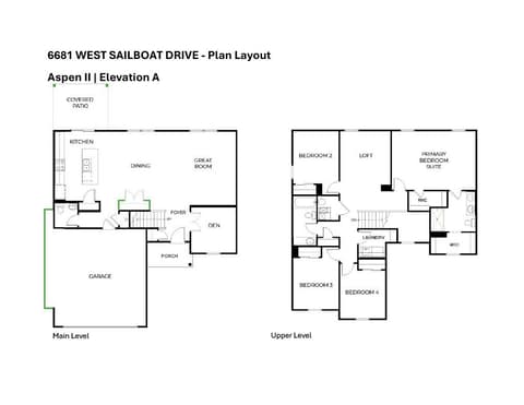 Floor Plan — 6681 W Sailboat Drive, Greenfield, IN