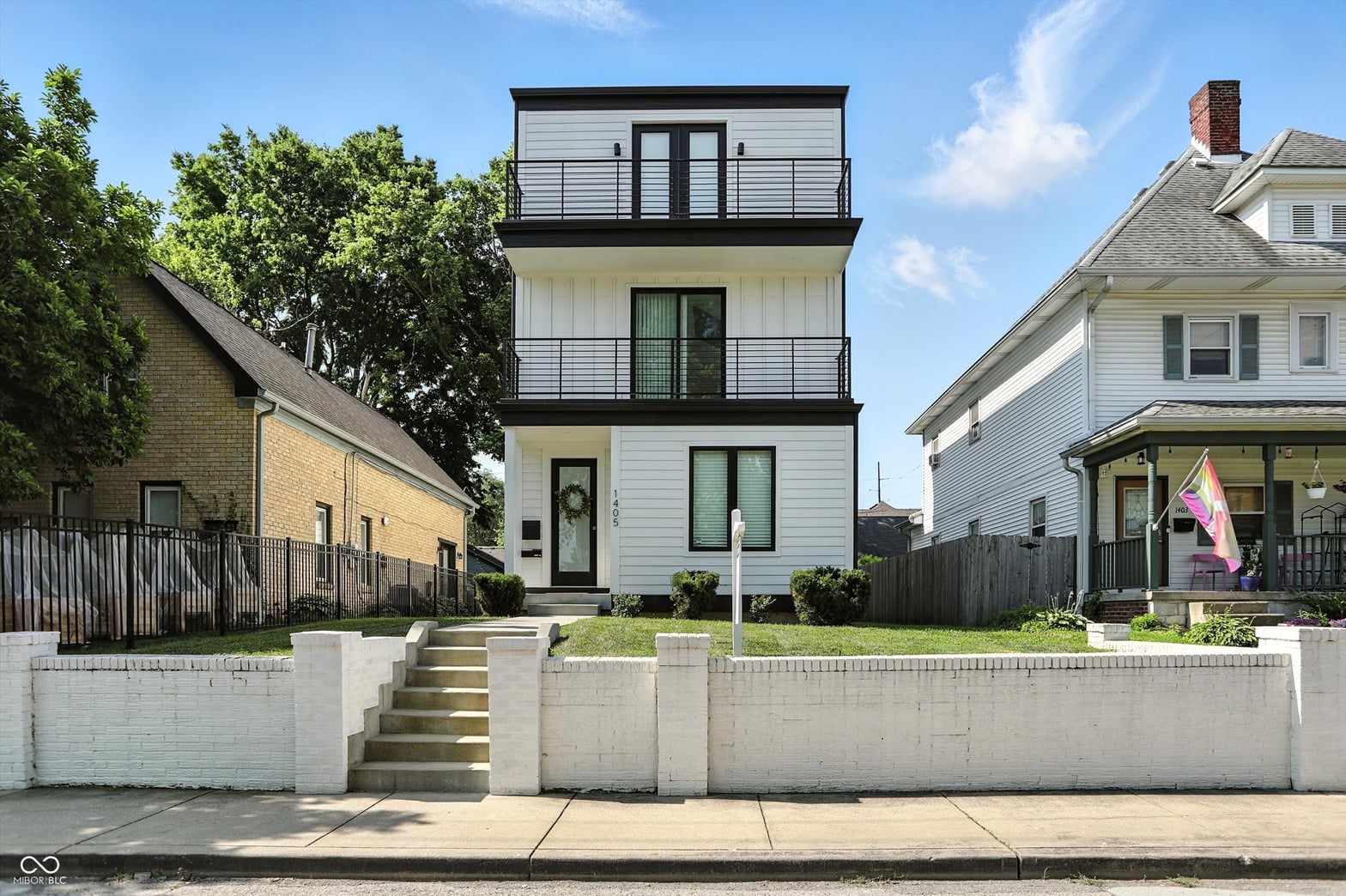 Front exterior at 1405 E Vermont Street, Indianapolis, IN