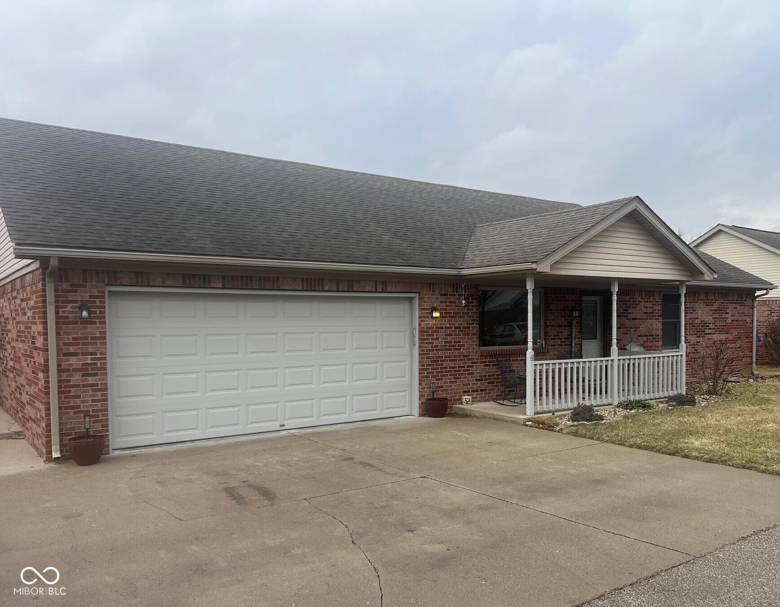 Front exterior at 61 N Deer Cliff Drive, Crawfordsville, IN