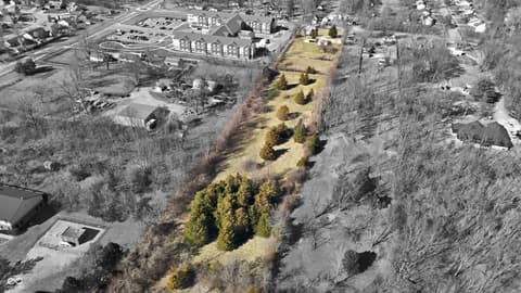 Aerial view at 6125 E Edgewood Avenue, Indianapolis, IN