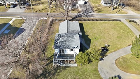 Aerial view at 6125 E Edgewood Avenue, Indianapolis, IN