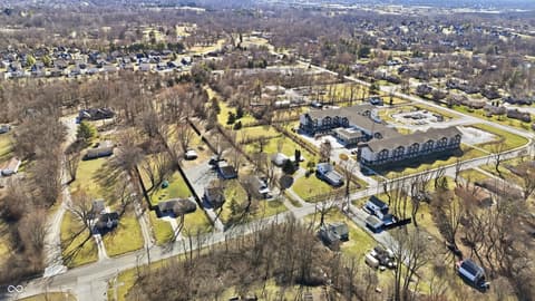 Aerial view at 6125 E Edgewood Avenue, Indianapolis, IN
