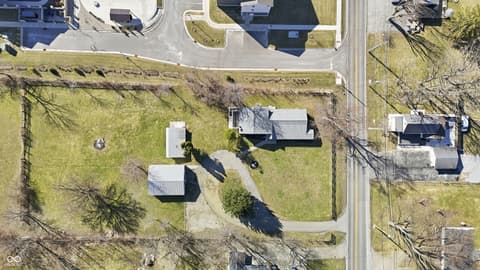 Aerial view at 6125 E Edgewood Avenue, Indianapolis, IN