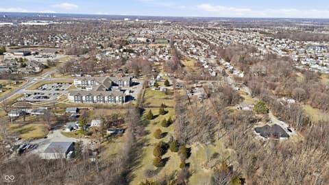 Aerial view at 6125 E Edgewood Avenue, Indianapolis, IN