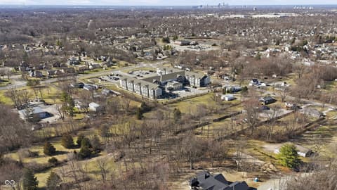 Aerial view at 6125 E Edgewood Avenue, Indianapolis, IN