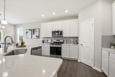 Kitchen at 4660 W Tradwell Drive, New Palestine, IN