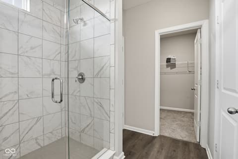 Bathroom at 4660 W Tradwell Drive, New Palestine, IN