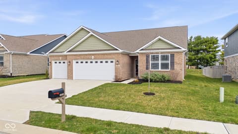 Front exterior at 4660 W Tradwell Drive, New Palestine, IN