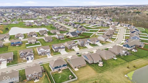 Aerial view at 4660 W Tradwell Drive, New Palestine, IN