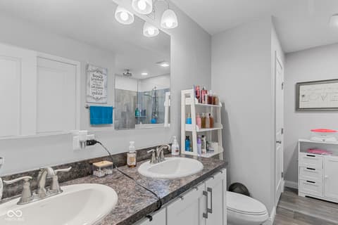 Bathroom at 1319 W Commerce Street, Brownstown, IN
