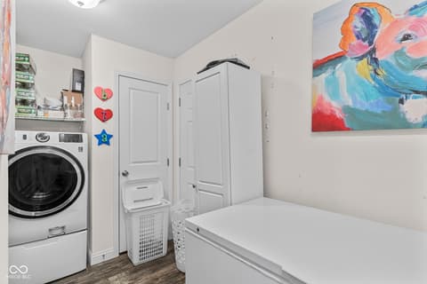 Laundry room at 1319 W Commerce Street, Brownstown, IN