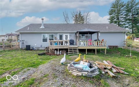 Backyard at 1319 W Commerce Street, Brownstown, IN